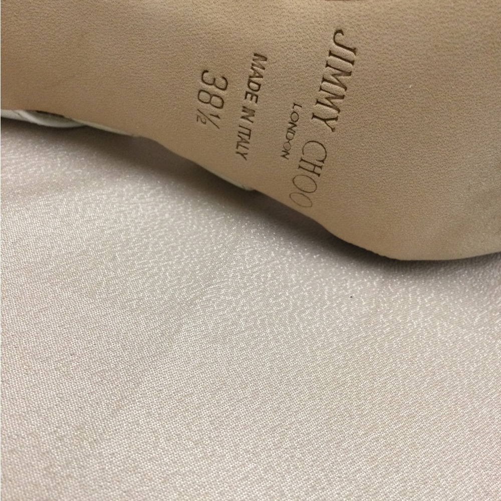 Jimmy Choo Women's Strappy Sandals - Brown, White, and Silver - Picture 7 of 11